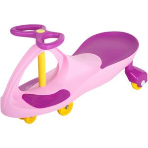 Wiggle Car - Ride on Toy for Ages 3 and Up - Toddler Ride on Toys with no Batteries, Gears, or Pedals Just Twist, Wiggle, and Go by Lil Rider (Pink), Large