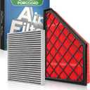 Cabin Air Filter and Engine Air Filter Fit for Enclave 24-18, Cadillac XT5 24-17, XT6 25-20, Blazer 24-19, TRAVERSE 23-18, GMC ACADIA 23-17 Filter Replacement CF11966 CA12166 Accessories