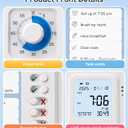 3-in-1 Visual Timer & ADHD Tool for Kids|Adults, Task Timer with Chore Chart Board, Visual Schedule for Kids with Autism, Daily Checklist for Home, School, Classroom, Desk