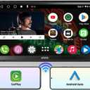 ATOTO A6PF 7inch Double DIN Android Car Stereo QLED Touchscreen, Wireless CarPlay & Wireless Android Auto, MirrorLink, GPS Tracking, Dual Bluetooth, WiFi/BT/USB Tethering, HD LRV, 2G+32G, A6G2B7PF