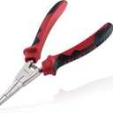 8 Inch Lock Ring Pliers - Special Circlip Pliers with Reverse Angle Tip and Straight Nose