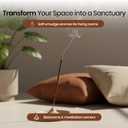 Tulasi White Sage Incense Sticks for Cleansing (48 Scent Sticks) | with Real Herbs | Long-Lasting 55-Minute Burn | Natural Essential Oils | Perfect for Meditation, Yoga & Removing Negative Energy
