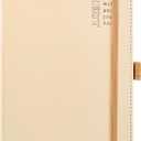 Happy Planner Undated Guided Disc-Bound Journal, 80 Pages, A5 Size, Wellness Layout, Ivory