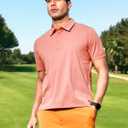 NORTHYARD Men's Polo Shirts Short Sleeve Dry Fit Golf Shirts Moisture Wicking Collared Work Tennis Polos (L)