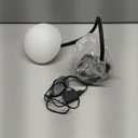 Shroommate Clip On Light and Bed Headboard Lamp, Bedside Table Lamp for Dorm, College Dorm Room Essentials, Night Light for Kids Nursery, Clip on for Desk, MultiColor LEDs, Adapter Included (Black)