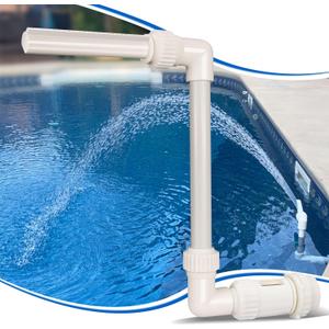 Inground Pools and Above Ground Pools Fountains, Adjustable Swimming Pool Sprinklers Fountains for Cooling Temperatures, Summer Swimming Pool Waterfall for Garden Decor