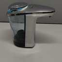 Automatic Soap Dispenser, Touchless Dish Soap Dispenser 17oz/500ml with Infrared Sensor, 5 Adjustable Soap Levels, Liquid Dispenser for Bathroom Kitchen (Silver)