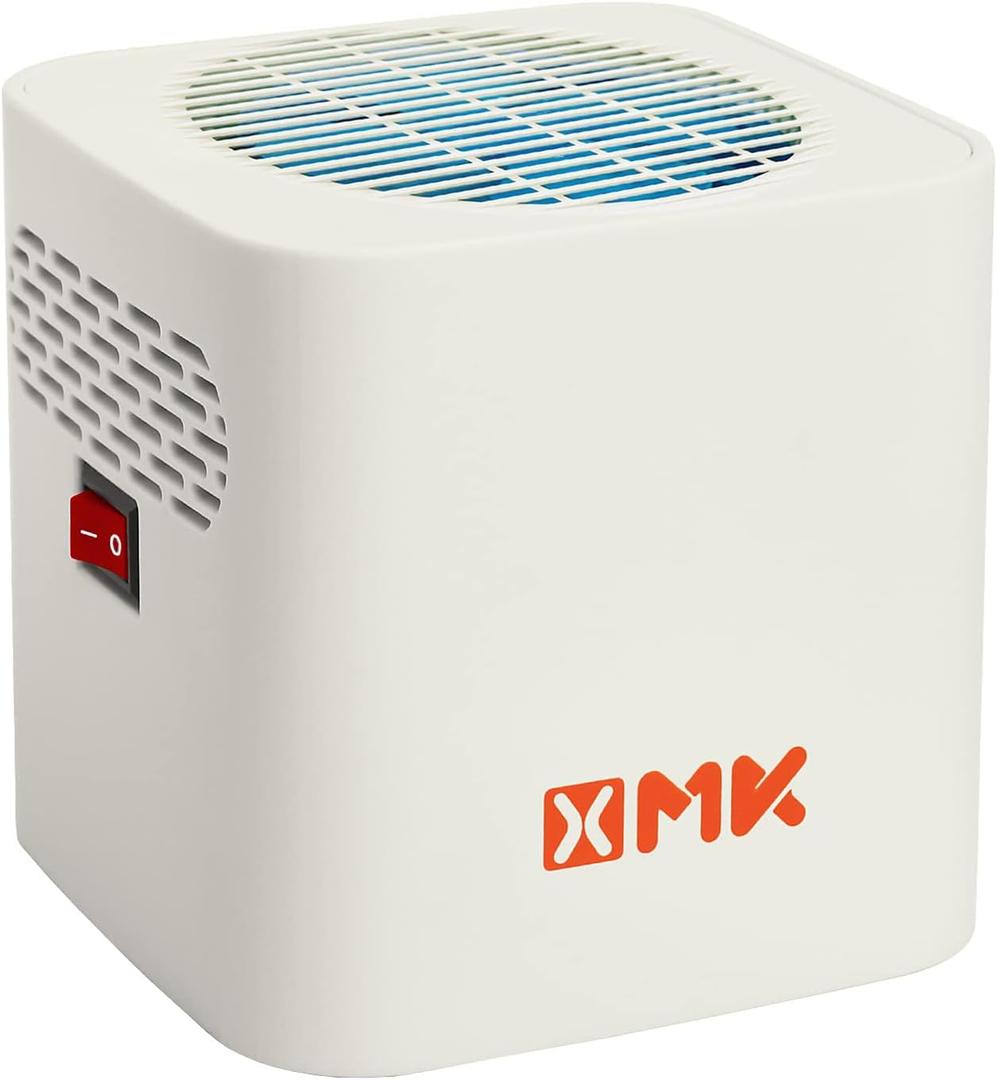 XMK RV Fridge Fan, 3,000 RPM Motor RV Refrigerator Fan with Easy On and Off Switch, Multiple Side Vents Cools Refrigerator Inside Efficiently, Durable Construction, Keeps Food Fresher Longer (Beige)