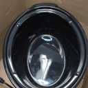 West Bend Slow Cooker 6-Quart Manual Crockery Style with Dishwasher Safe Oval Ceramic Crockpot and Glass Lid Two Temperature Settings Plus Keep Warm, 330-Watts, Black