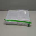 novelinks Transparent 4" x 6" Photo Organizers and Photo Storage Box with Handle, 16 Inner Photo Cases, Portable Picture Organizers & Photo Storage Containers (Clear)