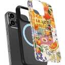 Esdot for iPhone 15 Pro Case Cute - Wireless Charging - Preppy Floral