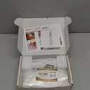 Compact Vacuum Sealer for Food Sealer: Handheld Portable Vacuum Sealer Machine for Food Storage, Rechargeable Food Vacuum Sealing for Kitchen Travel Fridge Meal Prep, Gifts for Mom, Wife, Chef & Home (Small, White)