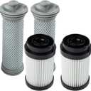 Fliters Replacement Filter Kit Compatible with Tineco Pure ONE X Series Cordless Vacuum Cleaner, 2 Pack Pre Filter & 2 HEPA Filter