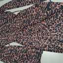 Cocoinsity Womens Party Dress Bodycon Long Sleeve Leopard Sheer Backless Mini Clubwear Dresses Leopard M