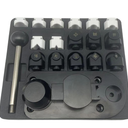 14 Pcs Ring Bending Tool Set for Spoons, Ring Bender Kit, Spoon Rings Maker Machine with Nylon Mold, Ring Making Tool for Spoon Heavy Duty, Ring Measurement Tool for DIY Enthusiasts, Gift