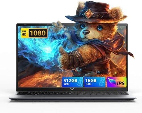ACEMAGIC 2025 Laptop,15.6In Laptop Computer with Quad Core-12th Alder Lake N97(Up to 3.6GHz), 16GB DDR4 512GB Hard Drive for Business, School, Offic