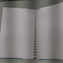 Spiral Notebook, College Ruled Notebook, 8" x 10", 300 Pages Leather Journals for Writing, B5 Hardcover Journaling Notebooks for Work School, 24pcs Tabs, Large Embossed Journal for Women Men, Blue2