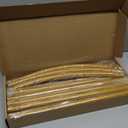 Metal Arch Backdrop Stand 7.2FT+6FT Wedding Arch Backdrop Stand Set of 2 Gold Backdrop Arch Stand Wedding Arch Frame for Wedding Ceremony Birthday Party Decoration Arbors of Metal