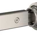 National Hardware N700-151 Barn Door Lock, 5" x 1-1/4" x 3/4", Satin Nickel