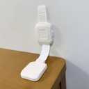 Upgraded No Drill Adhesive Furniture Anchor, Adjustable Anti Tip Furniture Wall Straps for Baby Proofing & Pets, Secure to Playroom, 4 Pack