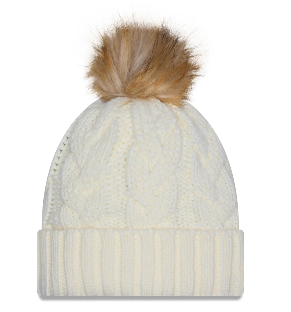 Beige Knitted Hat