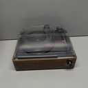 Vinyl Record Player with Speakers Vintage Turntable Vinyls Records Belt-Driven Turntables Support 3-Speed Wireless Playback Headphone AUX RCA Line LP Vinyl Players for Sound Enjoyment Retro Wood Cyan