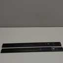 LONTAN 22 Inch Black Soft Close Drawer Slides 6 Pairs Ball Bearing Drawer Glides Heavy Duty Full Extension Cabinet Rails 100 LB Capacity