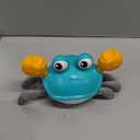 Crawling Crab Baby Toys Upgrade Version - 3 Speed & Music Control, Infant Tummy Time Interactive Walking Toddler Toy for 3 4 5 6 7 8 9 10 11 12 Year Old Boys or Girls (Blue)