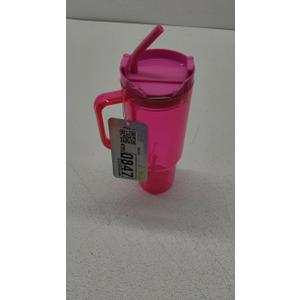 Plastic Transparent High - Beauty Car Cup, Unisex and Portable, Suitable for Outdoor Trips (40oz)
