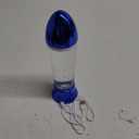 YAKii 10.5" Tornado Lamp LED Color Changing, Tornado Maker Science Toy, Battery/USB Cable Operated, Christmas Day Decoration Blue