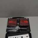 Wireless Trailer Lights Magnetic, Wireless Tail Lights for Trailer, with 7 Pin Plug, Brake Turn Signal Hazard Warning Light, IP67 Waterproof, for Truck, RV, Boat, Tractor (Red)