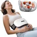 Stomach Massager for Digestion, Abdominal Massager with Heat, Electric Hands-Free Belly Massage Machine to Relieve Bloating, Period Pain and Constipation