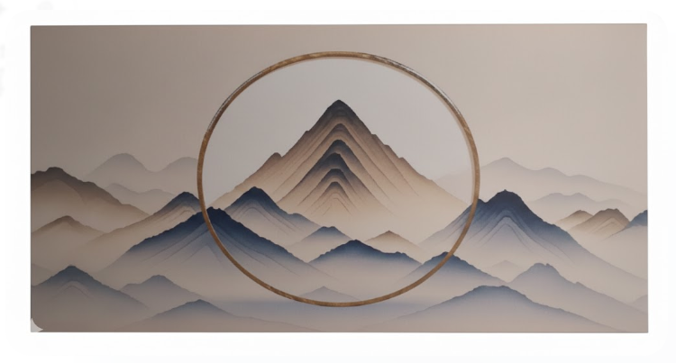 Suconvng Mountain Abstract Wall Art For Bedroom Office Artwork Mountain Forest Landscapes Wall Art Painting Canvas Art Wall Decor Pictures Prints Home Wall Decor 20×40 Inch