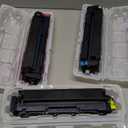 202A Toner Cartridges 4 Pack Replacement for HP 202A CF500A CF501A CF502A CF503A Color Pro M254dw; MFP M281cdw M281fdw Printer Ink(Black Cyan Magenta Yellow)