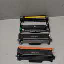 TN760 Toner Cartridge and DR730 Drum Unit Replacement for Brother TN 760 TN-760 TN730 DR-730 to use with MFC-L2710DW MFC-L2750DW HL-L2370DW DCP-L2550DW Printer (2 Toners, 1 Drum Unit, 3 Pack)