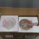 HWH Modern Bathroom Wall Sconces, 1-Light Vanity Light Wall Lamp with Frosted White Bell-Shaped Glass, Brushed Gold Finish, 5HZG106B BG