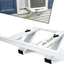 TOPOWN No Drill Air Conditioner Bracket for Window AC Mounting Bracket -Holds Up to 220 lbs -Window air Conditioner Support Bracket no Drill – for RV and Home Fits Single Or Double Hung Windows