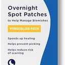 PanOxyl PM Overnight Spot Patches, Advanced Hydrocolloid Healing Technology, Fragrance Free, 30 Count Pack of 1