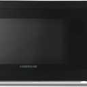 Farberware 1.1 Cu. Ft. Countertop Microwave Oven 1000 Watts Power, Auto Cook Settings, Defrost, Easy Clean and Child Safety Lock - Black