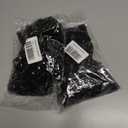 2 x Short Lace Fingerless Gloves,mesh gothic Black Hand Sleeve, Vintage Sexy Wedding Cuffs for Women Masquerade Halloween Party (Black)