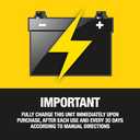 STANLEY J5C09 JUMPiT Portable Power Station Jump Starter: 1000 Peak/500 Instant Amps, 120 PSI Air Compressor, USB Port, Battery Clamps