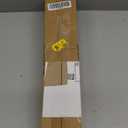 Industrial Curtain Rods for Windows 28 to 48 Inches, Blackout Wrap Around Curtain Rod, for Indoor and Outdoor, 7/8 Inch Diameter, 33 to 45 Inches, Black