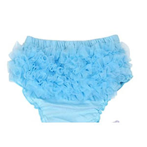 HOOLCHEAN Baby Infant Girl Tulle Ruffle Bloomer (Blue, S: 0-6 Months)