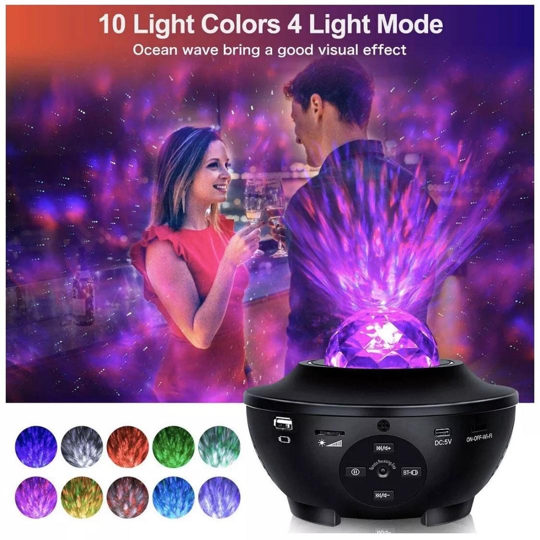 LED Star Projector GRDE Night Light 4 in 1 Bluetooth Speaker