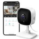 TP-Link Tapo 1080P Indoor Security Camera for Baby Monitor, Dog Camera w/Motion Detection, 2-Way Audio Siren, Night Vision, Cloud & SD Card Storage, Works w/Alexa & Google Home (Tapo C100)