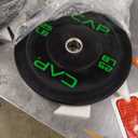 CAP 25lb Economy Olympic Bumper Plate, Pair
