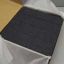 Felt Bulletin Board Tiles | Modern Cork Board Alternative | Large Cork Boards for Walls | Aesthetic Felt Wall Panels for Office & Home Decor | Pinboard & Photo Board (12-Pack) | Gray Black