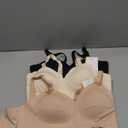 Momcozy Nursing Bras for Breastfeeding, YN21 Seamless Ultra Comfort Maternity Bra, Natural Shape, Pregnancy Sleep Bralette (Medium, 3 Pack-Black, Beige, Cream)