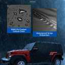 JOYTUTUS Cab Cover Compatible with Wrangler JK JL Unlimited 4 Doors 2007-2026, Wrangler Cover 4 Door Waterproof Wrangler Rain Cover All Weather Car Cover Windproof Cover Scratch Resistant Auto Cover