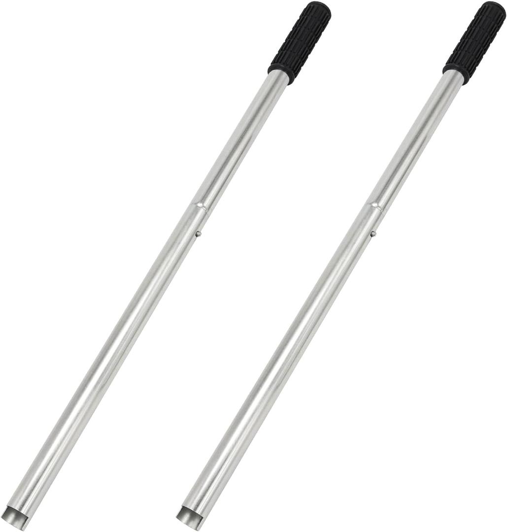Pool Cover Tool Swimming Pool Rod 26-1/2inch Pool Safety Cover Installation and Removal Tool-2PCS